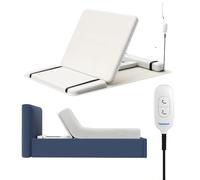FLEXISPOT Base Letto Elettrica Regolabile, Schienale Inclinabile 0-60°, Sollevamento Silenzioso <50 dB, Telecomando a 2 Pulsanti, Supporto fino a 90 kg, Compatibile con Materassi 80-100 x 180-200 cm