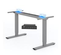 FLEXISPOT E1 PLUS Struttura Scrivania Regolabile in Altezza, Scrivania Elettrica Standing Desk con 2 Motori e 4 Pulsanti di Memoria