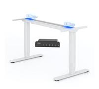 FLEXISPOT E1 PLUS Struttura Scrivania Regolabile in Altezza, Scrivania Elettrica Standing Desk con 2 Motori e 4 Pulsanti di Memoria