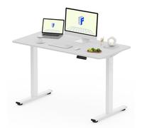 FLEXISPOT FQ Pro - Scrivania sollevabile elettrica, 120 x 60 cm, tavolo sollevabile con piano intero, retromarcia camoscio ostacoli, 4 funzioni di memoria, standing desk per ufficio e casa e