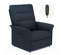 FLEXISPOT Poltrona da Relax elettrica con schienale regolabile, reclinabile da 105° a 155°, poltrona reclinabile (82 x 77 x 104 cm), divano relax ergonomico poltrona per camera da letto e soggiorno