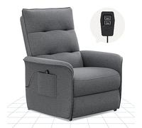 FLEXISPOT Poltrona Relax Elettrica Push Back Sedia Relax Ergonomica Schienale Regolabile 105-155°, Per Arredo Salotto, Soggiorno e Ufficio