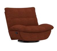 FLEXISPOT Poltrona Relax XC6, Reclinabile Manuale, Poltrona Letto Girevole con Dondolo, Sedia Reclinabile per Soggiorno, Poltrona TV con Schienale Regolabile, (Marrone Arancio)