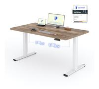 FLEXISPOT Scrivania Elettrica Regolabile in Altezza a 2 Motori 140x80 cm con Piano Unico, Pannello con Memoria, Portata 100 kg