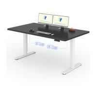 FLEXISPOT Scrivania Elettrica Regolabile in Altezza a 2 Motori 160x80 cm con Piano Unico, Pannello con Memoria, Portata 100 kg