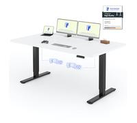 FLEXISPOT Scrivania Elettrica Regolabile in Altezza a 2 Motori 180x80 cm con Piano Unico, Pannello con Memoria, Portata 100 kg