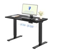 FLEXISPOT Scrivania Regolabile in Altezza 120x60 cm, 2 Motori, Piano Unico 25 mm, Memoria & Display Altezza, Ergonomica con Gestione Cavi, Ripiano Sottoscrivania, Ganci e Clip Fermacavi