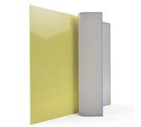 FLEXISTYLE Lastra di plexiglass, 3 mm, giallo limone, lastra, acrilico, 119 cm x 79 cm o 79 cm x 79 cm, lastre in plastica, materiali per il fai da te