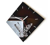 FLEXISTYLE - Orologio da Parete Moderno Primavera, Rotondo, 30 cm, Vetro Acrilico, Soggiorno, Ingresso, Prodotto in UE