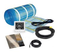 Flexithermo™ Standart kit riscaldamento elettrico a pavimento I pavimento riscaldato per pavimenti di ogni tipo I pellicola riscaldante con termostato digitale, 150 W/m² (5,0m x 0,5m; 2,5m²)