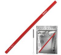 FlexiVox® compatibile con Metodo Lax Vox | Ideale per Allenamento Vocale SOVT | Cantanti, Logopedia e Terapia della Voce | Tubo Calibrato 35cm, Spazzola ed eBook incluso (Rosso Brillante)