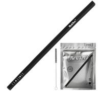 FlexiVox® compatibile con Metodo Lax Vox | Ideale per Allenamento Vocale SOVT | Cantanti, Logopedia e Terapia della Voce | Tubo Calibrato 35cm, Spazzola ed eBook incluso (Nero spaziale)