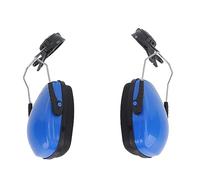 flexman 1 Paio di Cuffie per Elmetto Protettivo, Cuffie per Casco con Riduzione Rumore, Cuffie per Protezione Dell'Udito con Blocco del Suono per L'Industria Produzione (Blu)