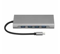 FLEXMAN 11 in 1 Stazione di Docking USB C, 100W Fast Charge 5 Gbps Hub Multiport USB Portatile con USB3.0 RJ45 HD Multimedia Interfaccia per Laptop CP PAD