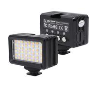 FLEXMAN 131FT Luce Subacquea per Immersione, 2700K~5600K 120° Grandangolo Impermeabile Luce per Fotocamera LED Portatile da 48 Pezzi con Adattatore da 1/4" e Interfaccia Cold Shoe