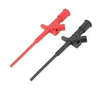 FLEXMAN 2 Pezzi Cavi di Prova Sonda con Clip a Gancio, Presa a Banana da 4 mm Sonda di Prova Flessibile Rapida Ad Alta Tensione Isolata per Strumento e Misuratore