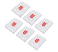 FLEXMAN 6 Pezzi Strumenti per Apicoltura, Gabbia Regina in Plastica 14X10.5X2.5 cm Gabbia per Apicoltura con Design a Fibbia Quadrata, Limitando Deposizione Uova Ape Regina