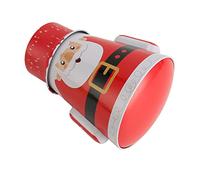 FLEXMAN Barattoli di Caramelle Natalizie con Coperchi, Set di Latta Natalizio in Banda Stagnata Piccola Scatola di Caramelle in Metallo Mini Scatole di Biscotti in Latta, Contenito