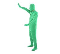 flexman Body da Uomo a Scomparsa, Body Completo in Seta Verde Latte con Schermo Verde per Fotografia Film Video (170 centimetri)