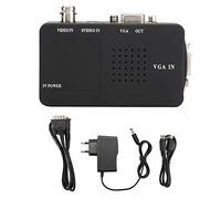 flexman Convertitore Video da BNC a VGA, Adattatore Convertitore da BNC a Vga Compatibile con LCD CRT, Convertitore Video da BNC a Vga HD con AV/S per Console di Gioco Dvd PDP
