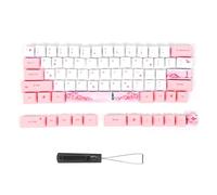 flexman Copritasti 73 Tasti, Copritasti Tinti a 5 Facce Decorazione Della Tastiera Copritasti per Tastiera Meccanica Universale con Estrattore per Albero per Computer Notebook (6064 ragazza)