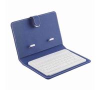 flexman Custodia Flip Universale per Tastiera BT 2 in 1, Custodia per Tastiera BT con Supporto e Tastiera Magnetica Rimovibile da 4,5 a 6,8 Pollici per Ios, per Telefono Android (Azul)