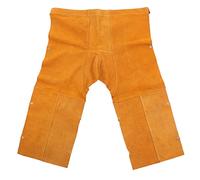 flexman Ghette di Sicurezza per Saldatura, Grembiule in Pelle Regolazione Gamba Divisa Abbigliamento Protettivo Resistente all'Usura per Officina, Lavorazione del Legno, Meccanici, Tecnici, Utilità