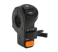 FLEXMAN Interruttore Della Luce per Bici Elettrica 3 in 1, Controllo Manubrio Faro Segnale Luce Pulsante Interruttore Montato per Scooter Elettrico Ebike, Interruttore Luce per Manubrio Moto