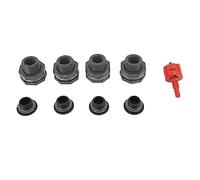 flexman Kit di Raccolta di Paratochi di Pioggia, Kit Connettore a Gusto da 3/4 di Pollice Adattatore di Paratia con a Spina per Trapano Foro da 38 mm O 48 mm per Pioggia
