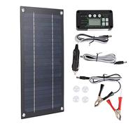 FLEXMAN Kit Pannello Solare 600W, Sistema Monocristallino Off Grid 12/24V 100A per Camper Automobile Nave Aereo Agricoltura All'Aperto Piantagione Turismo Lampione Solare