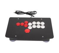flexman Leverless Controller Arcades Stick, USB Arcades Fight Stick con 5 Tasti Direzionali 8 Grandi Pulsanti Funzione, Arcades Game Fighting Joystick per PC per STEAM per Android
