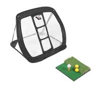 FLEXMAN Pieghevole Club Praticano Netta, Tutto in 1 Golf Interno Che Colpisce la Rete con Palline per Tappeti per la Guida del Cortile Che Guidano Strozzamento Allenamento