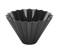 FLEXMAN pour Over Coffee Dripper, Tazza Conica in Resina Riutilizzabile Filtro del Caffè Preparato a Mano, Apparecchio la Preparazione del Caffè, Regalo per Gli Amanti del Caffè (Negro)