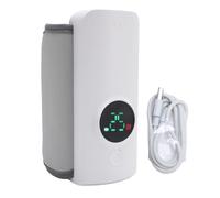FLEXMAN Scaldabiberon Portatile, 6 Livelli di Temperatura, Riscaldamento Rapido, Scalda Biberon Ricaricabile, Custodia Isolante per Latte Materno e Latte Artificiale