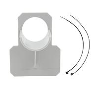 flexman Supporto per Tubo per Piscina, Diametro del Foro di 3,7 cm, Raddrizza Gli Ingressi, Supporto per Tubo per Piscina Fuori Terra, Accessori per Piscina con Nastri