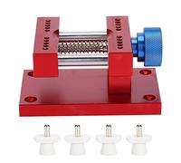 flexman Supporto Regolabile per Cassa Dell'Orologio, Base per Rimozione Cinturino Dell'Orologio, Strumento di Riparazione del Movimento Dell'Orologio per Orologiaio, Riparatore (Rosso)