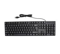 flexman Tastiera Cablata in Lingue Minoritarie, Tastiera da Gioco Ergonomica Plug and Play a 104 Tasti con Cavo Lungo 1,5 Metri per Desktop, Laptop (Inglese)