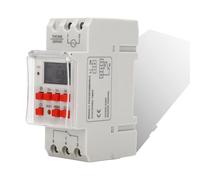 FLEXMAN Timer Digitale Programmabile, 20 Timer di Accensione e Spegnimento Tempo Relè Elettronico Programmabile con Guida DIN Display LCD, Interruttore Orario Elettronico Digitale