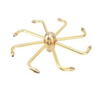 FLEXMAN Ugello per Fontana d'Acqua a 8 Fori, Irrigatore per Fontana Girevole in Ottone da 45 Gradi, Testina di Spruzzo d'Acqua per Fontana per Paesaggi, Parchi, Piazze (G1.5in)