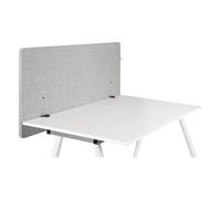 FLEXMIUT D 120 | 120 cm - Divisorio per scrivania Grigio Chiaro Screziato