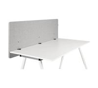 FLEXMIUT D 160 | Pannello acustico divisorio | 160 cm - Divisorio per scrivania Grigio Chiaro Screziato