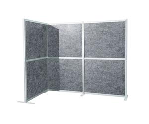 Flexmiut Modul L - Parete divisoria Grigio