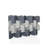 FLEXMIUT PLUG | Set da 4 pezzi (A x L x P) 114 x 174 x 25 cm - Parete divisoria Grigio