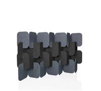 FLEXMIUT PLUG | Set da 4 pezzi (A x L x P) 114 x 174 x 25 cm - Parete divisoria Grigio/Grigio Scuro