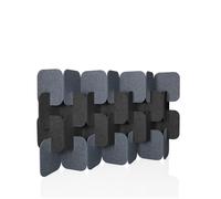 FLEXMIUT PLUG | Set da 4 pezzi (A x L x P) 114 x 174 x 25 cm - Parete divisoria Grigio scuro