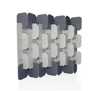 FLEXMIUT PLUG | Set da 6 pezzi (A x L x P) 164 x 174 x 25 cm - Parete divisoria Grigio chiaro