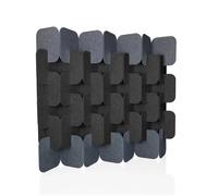 FLEXMIUT PLUG | Set da 6 pezzi (A x L x P) 164 x 174 x 25 cm - Parete divisoria Grigio/Grigio Scuro