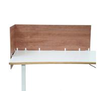 FLEXMIUT ROLL W | 160 cm - Divisorio per scrivania Marrone