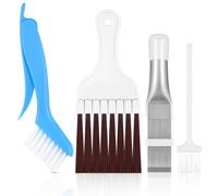 FLEXNOVA Asciugatrice a pettine lamellare, 4 pezzi condensatore a pettine essiccatore, pettine radiatore, spazzola per la pulizia dell'essiccatore, spazzola per asciugatrici, pettine per condensatore