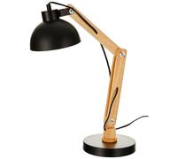 Flexo/Lampada da scrivania EDM 32116 Nero Legno Metallo 60 W E27 Ø 16 x 52 cm